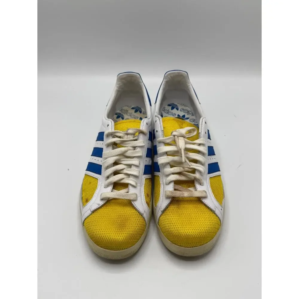 Adidas 011707 Spezial White Blue Yellow Mens Size 12 Pre-Owned No Box